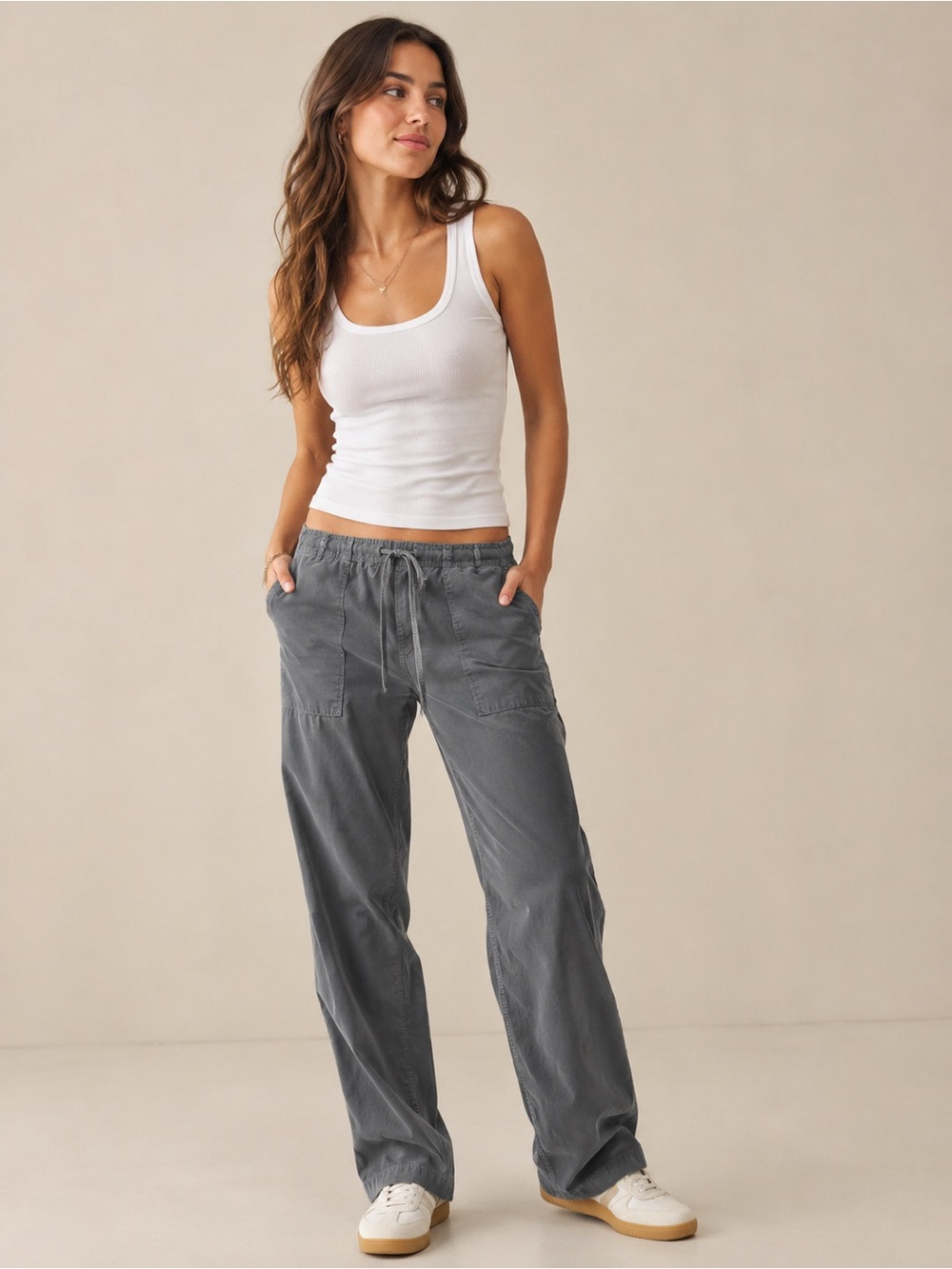 Zara| Relaxed Straight Leg Pant